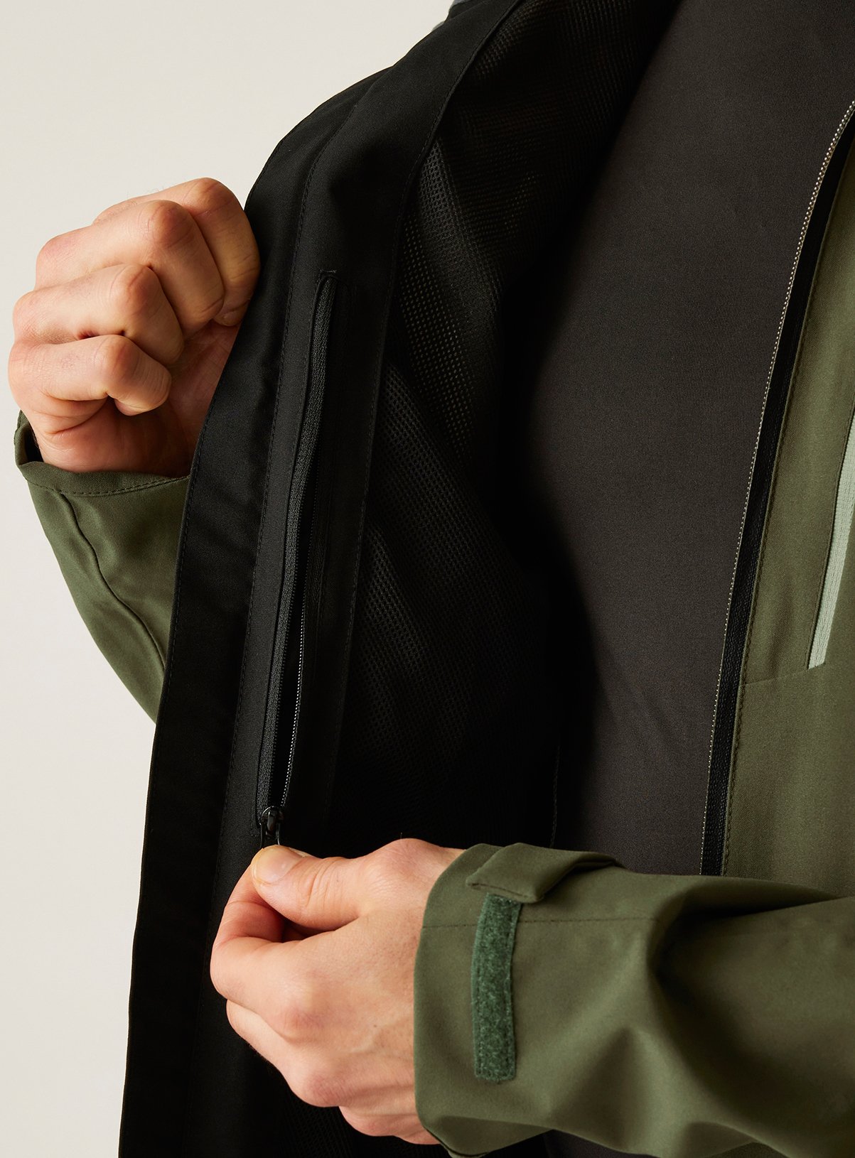 REGATTA Birchdale II Waterproof Jacket Green XXL - Image 6 thumbnail
